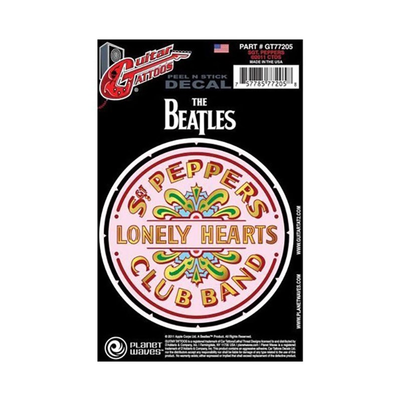 D'Addario Planet Waves GT77205 Guitar Tattoo Beatles Sgt. Pepper